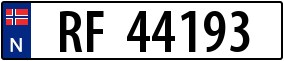Truck License Plate